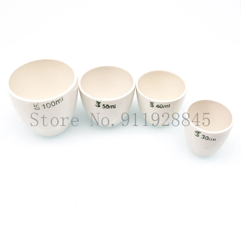 Все размеры в наличии керамический тигель от 5 мл до 300 лабораторное оборудование