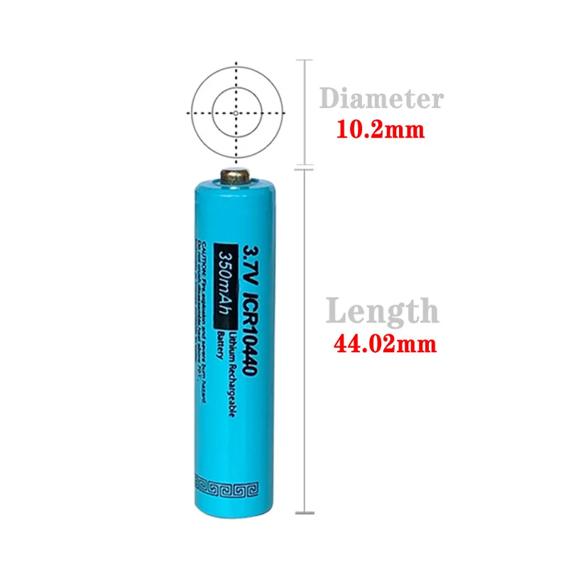 PKCELL 4x3 7 V ICR 10440 350mAh AAA литиевая аккумуляторная батарея + 2Solt зарядное устройство для