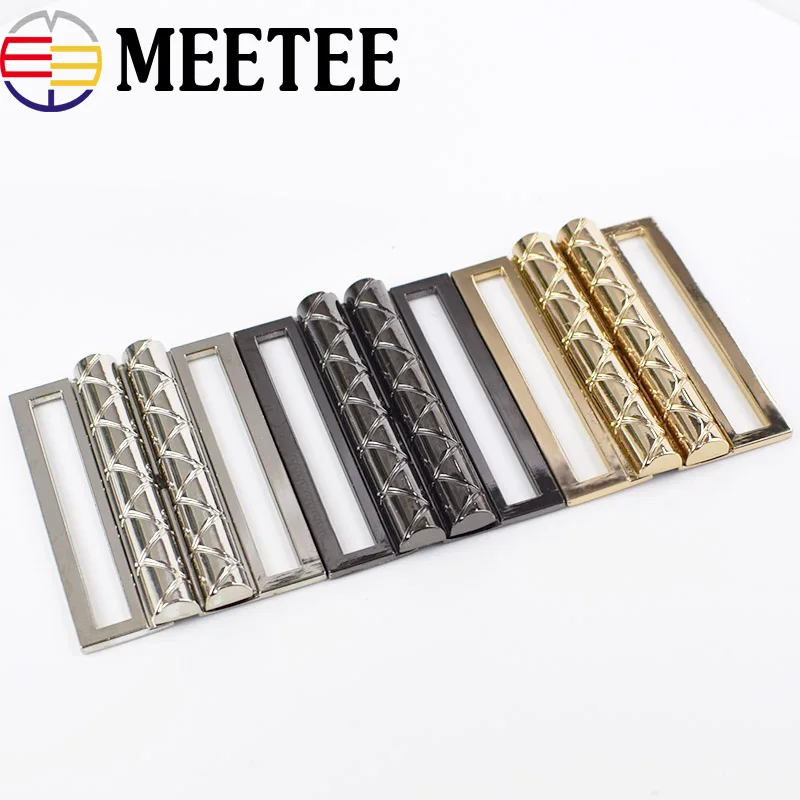 2pcs 50x40mm Women Metal Buttons Down Coat Belt Buckles Clothes Hasp Hooks DIY Decorative Sewing Accessories KY732|Пуговицы| |