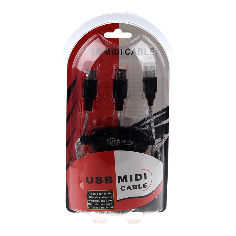 MIDI USB входящий кабель конвертер ПК в музыкальную клавиатуру адаптер | Электроника