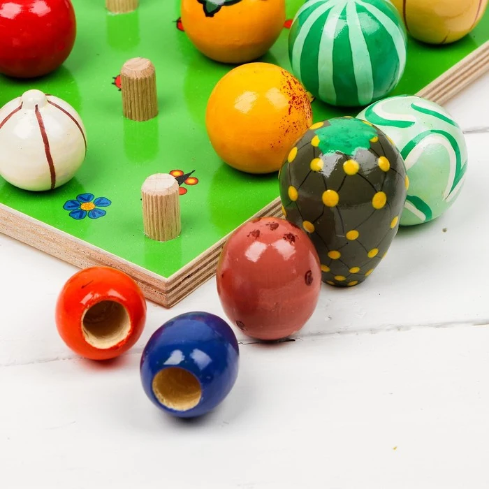 Счетный материл Грядка. Овощи-фрукты | Игрушки и хобби