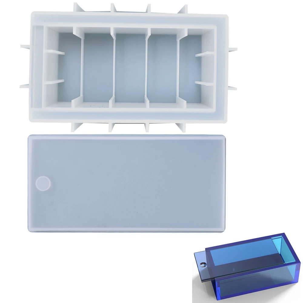 

Футляр для домино с крышкой, гибкий силиконовый футляр для хранения шахматных фигур, литейный инструмент