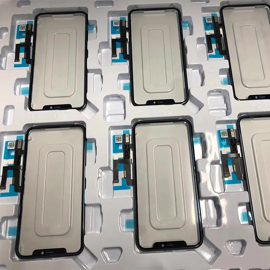 

OEM Touch Digitizer Screen + OCA with Frame for iPhone Xr 11 Front Glass Panel Original TP Replacement,Black