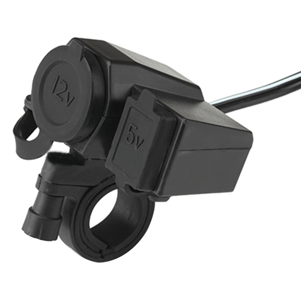 Водонепроницаемый адаптер USB для зарядного устройства на руль мотоцикла 12 в