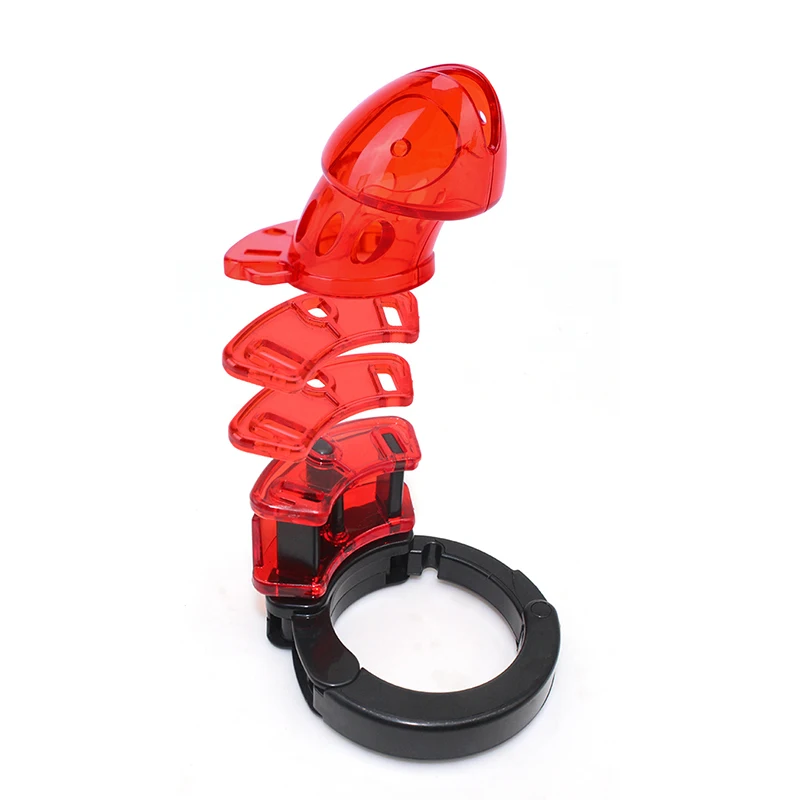 Электрическим током Пульс мужской Пластик целомудрие устройство петух клетка с