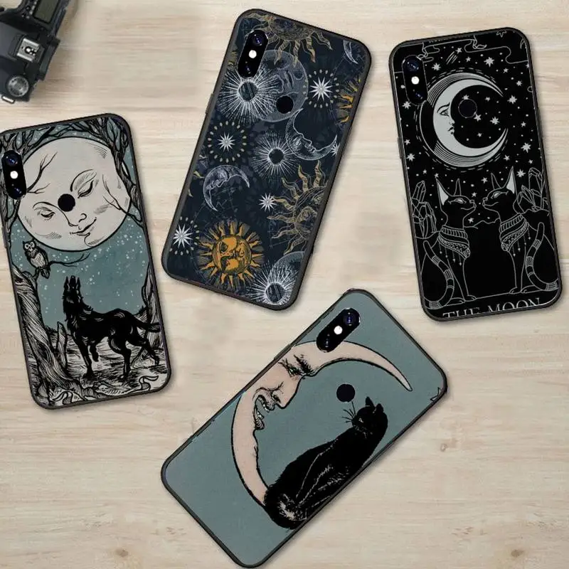 

Witches moon Tarot Mystery totem Phone Case For Xiaomi Redmi 7 8 9t 9se k20 mi8 max3 lite 9 note 9s 10 pro