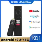 Google Chromecast Android 10 4K Mecool KD1 TV Stick Amlogic S905Y2 Box Youtube Prime Video xxx для Netflix Premium для Amazons