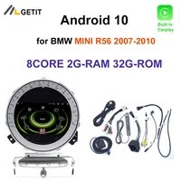 android 10 car auto radio bt stereo gps car mutimedia player pantalla for bmw mini cooper r56 2007 2010 4g lte carplay