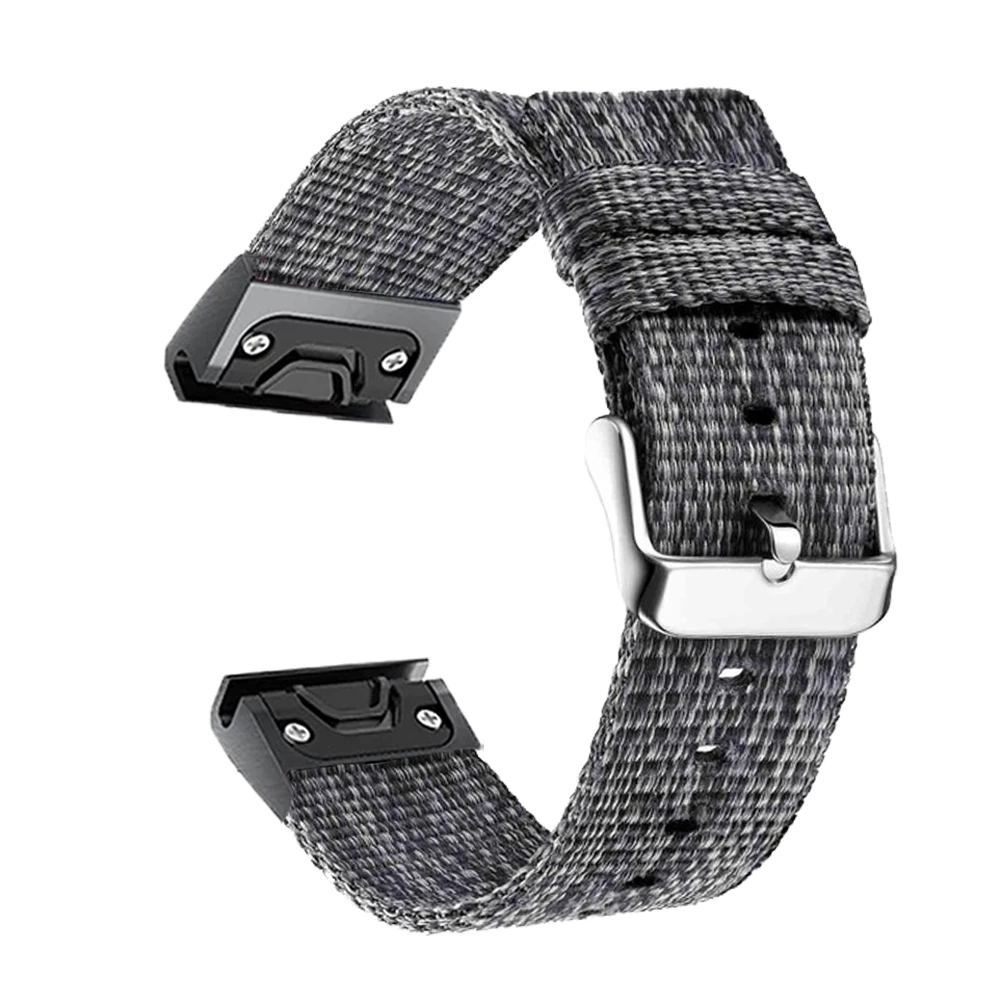 Ремешок нейлоновый для наручных часов Garmin Fenix 7 7X 6X 6 Pro 5X 5 Plus 3HR 935 945 S62 D2 - купить по