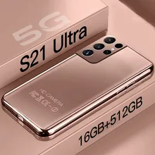 Global Version S21 Ultra Smartphone 7.3 HD Inch Android 10.0 Mobile Phones 16GB+512GB Cellphones Celular 5G Unlock Smart Phone