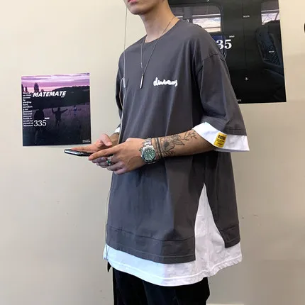 

Men's casual short-sleeved t-shirt wild clothes tide 7921