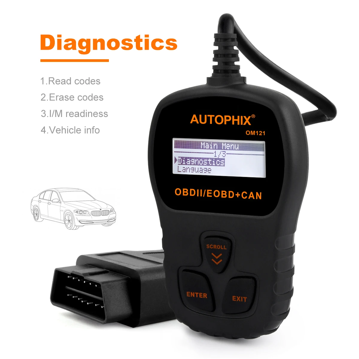 Autophix Obd2 сканер для диагностики авто автомобильный диагностический инструмент