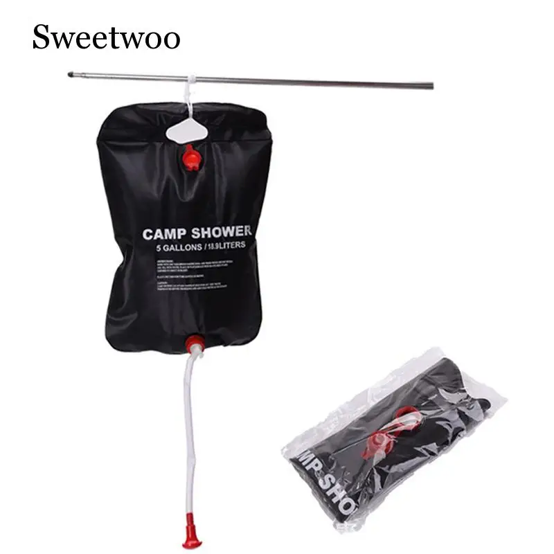 20L душ на открытом воздухе Сумка Складная солнечной энергии с подогревом ПВХ