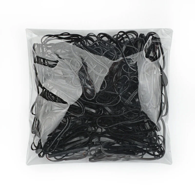 500 шт. цветная резинка для волос одноразовая плетеная прочная Лента непрерывная