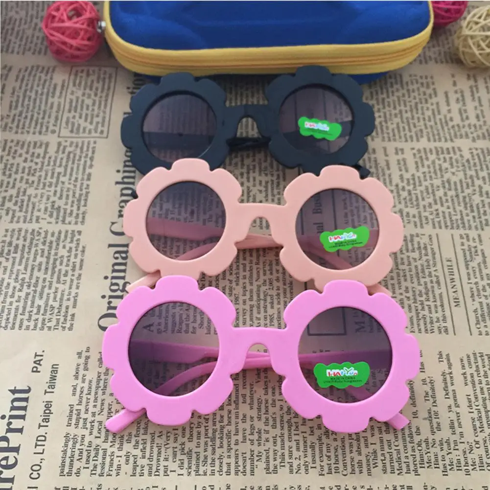 Hobbyлейн милые Солнцезащитные очки с цветком от солнца для детей