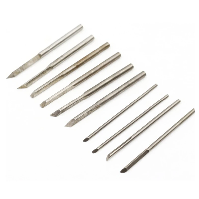 

10PCS Carving Knife Blade Wood Carving Chisel Tools Set Mini Head Handmade Olive DIY Hand Tools