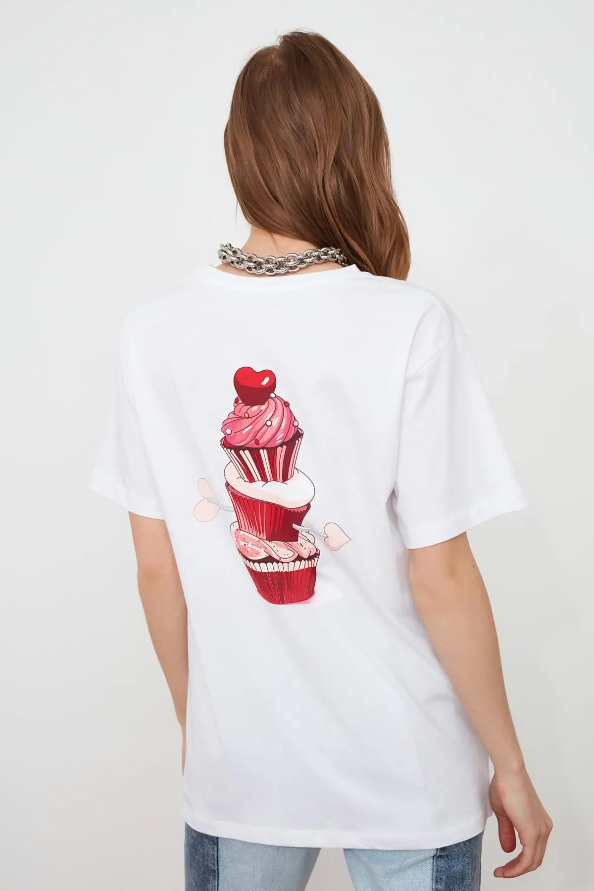 

Trendyol Printed Boyfriend T-Shirt TWOSS21TS2357