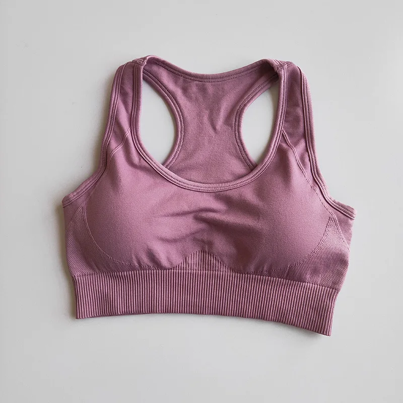 Женский бюстгальтер для йоги активного отдыха фитнеса ударопрочный пуш-ап с