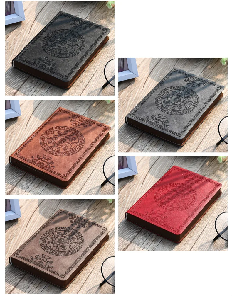 Портативный блокнот A6 в стиле ретро записная книжка креативный журнал