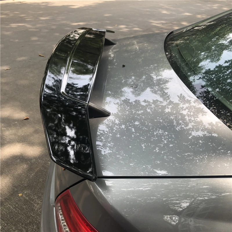 Спойлер для Mercedes Benz W204 2008-2018 C180/C200/C230 C-class TF ABS Материал заднего крыла автомобиля