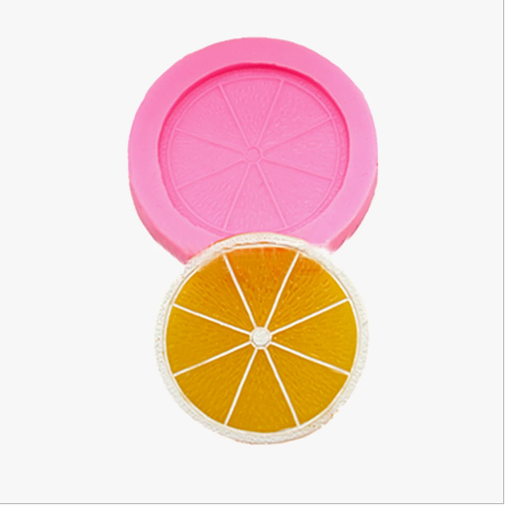 New Silicone Lemon Slices Fruit Mold Chocolate Fondant Wedding Cake Mould Decor Baking Tools | Дом и сад