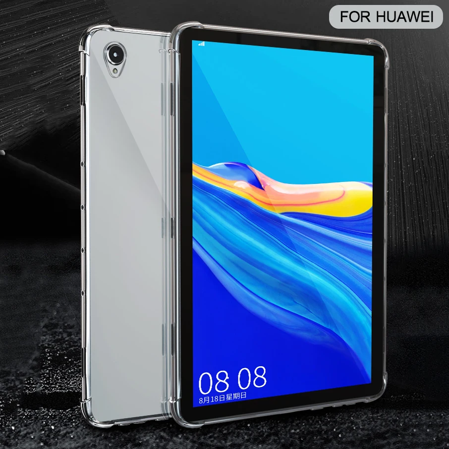 

Silicon Case For Huawei Mediapad M6 10.8 inch 2019 SCM-AL09/W09 Clear Transparent Cases Soft TPU Back Tablet Cover