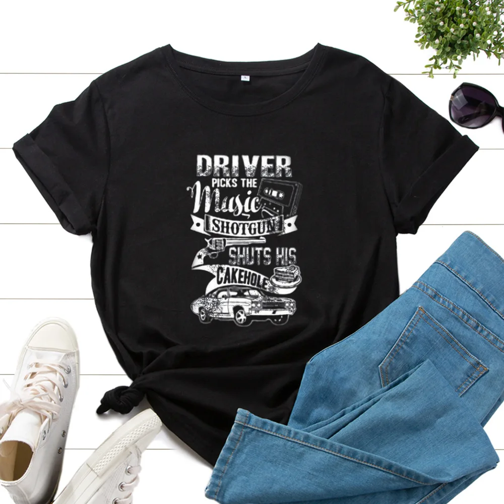 

Women Graphic Heart Fashion Casual Cute Style Vintage Lady Tees Print Tops Clothing Female T Shirt Womens T-Shirt TX23