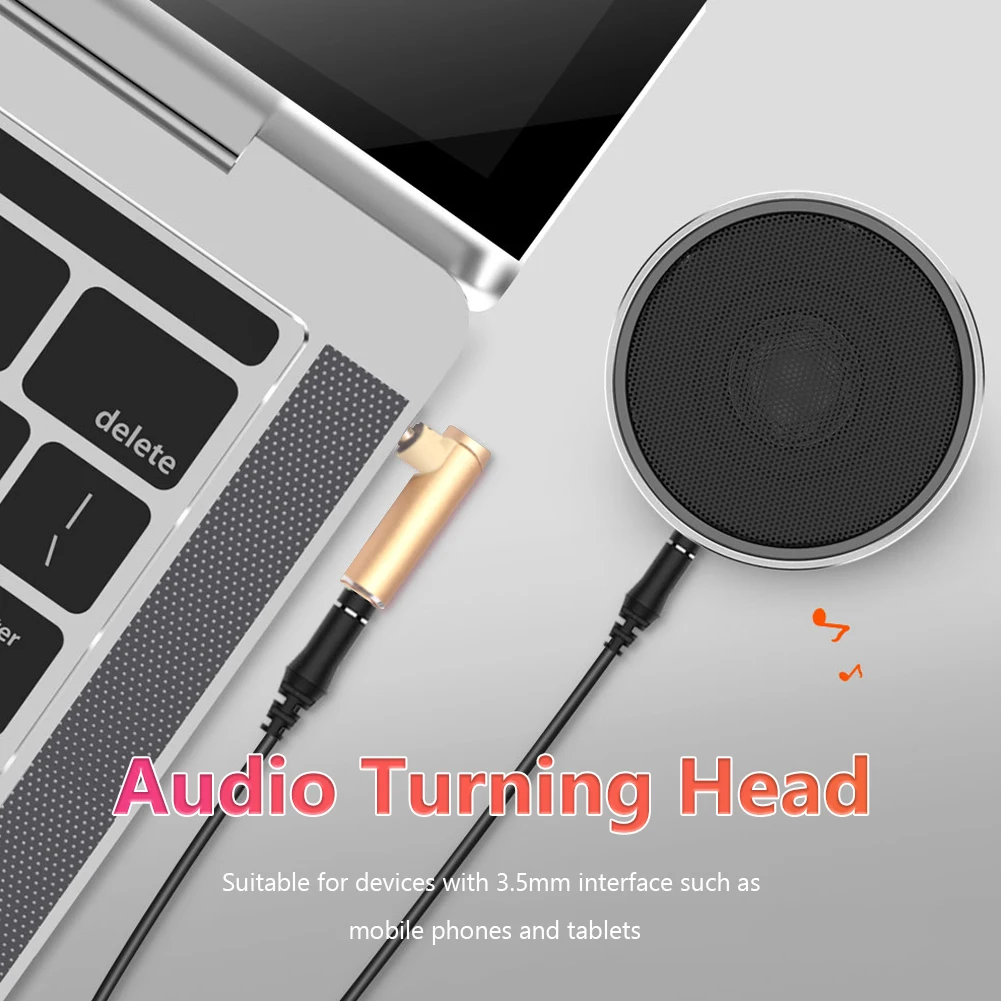 3.5mm Male To Female Audio Cable Converter Adapter L-shape Stereo Earphone Microphone Jack Connector for Tablet Phone PC | Электроника