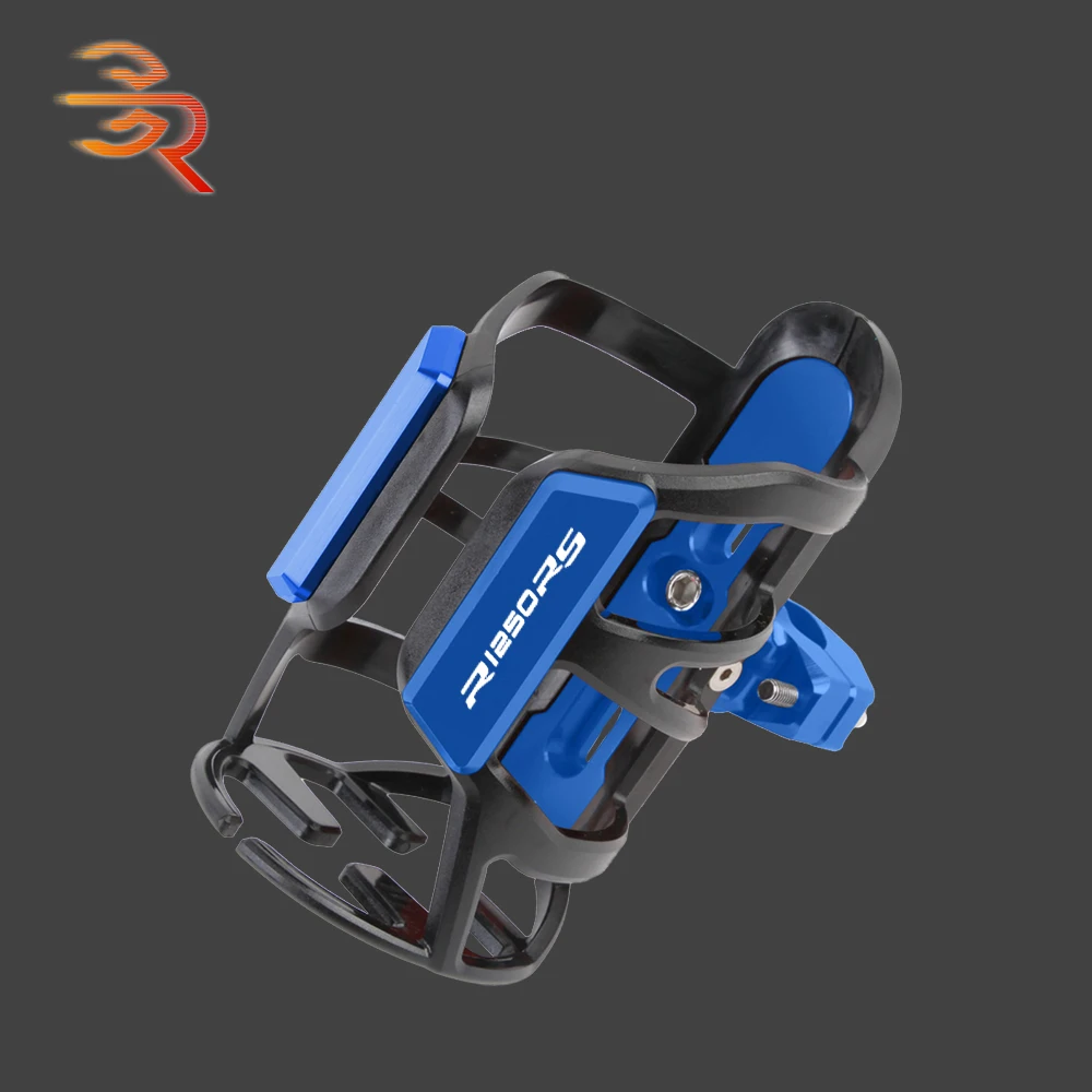 

With Logo For BMW R1250RS R 1250 RS R1250 RS 2019 2020 2021 CNC Aluminum Water Bottle Drink Cup Holder Motorcycle Accessories