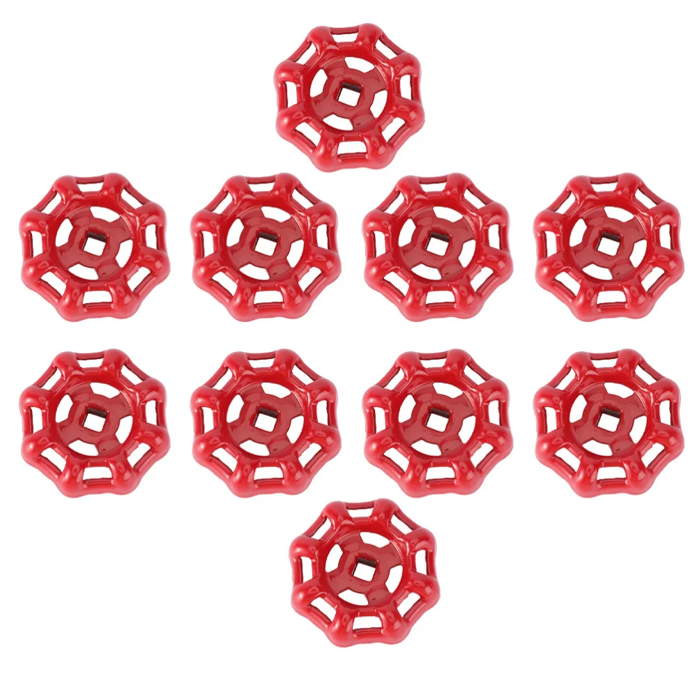 

10pcs Shutoff Handles Decorative Water Pipe Fittings Ball Hand Wheel