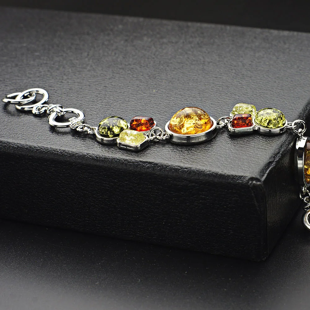 Шарм Овальный Круглый Синтетический мед прибалтийские браслеты и звеньевая