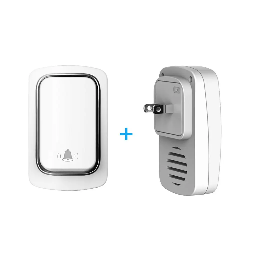 

Doorbell Wireless Doorbell No Battery Waterproof Self-Powered DoorBell Home Cordless Ring Pager Intelligent Calling