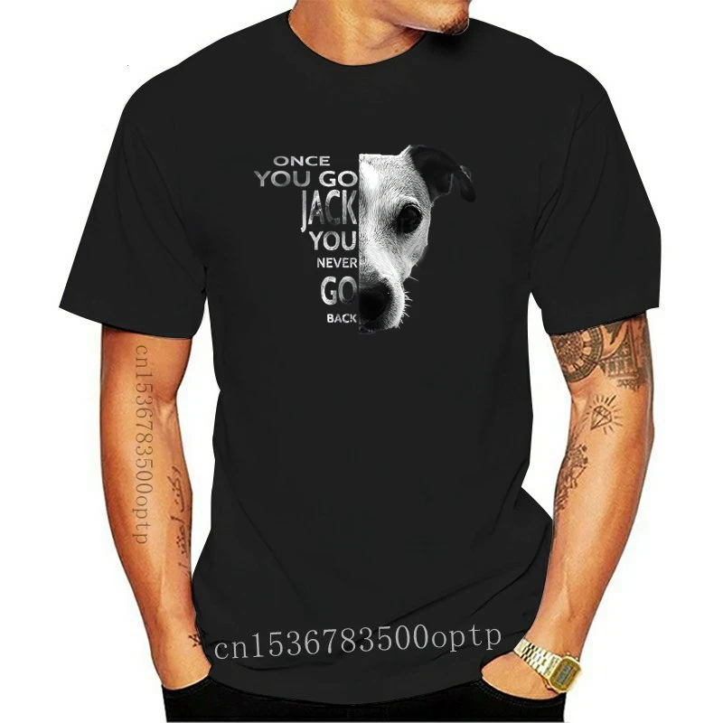 

New Once You Go Jack Russell Terrier Quote T-Shirt for Dog Lover T-shirt