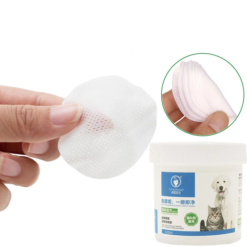 Товары для домашних животных Одноразовые Салфетки Для Чистки глаз и ушей