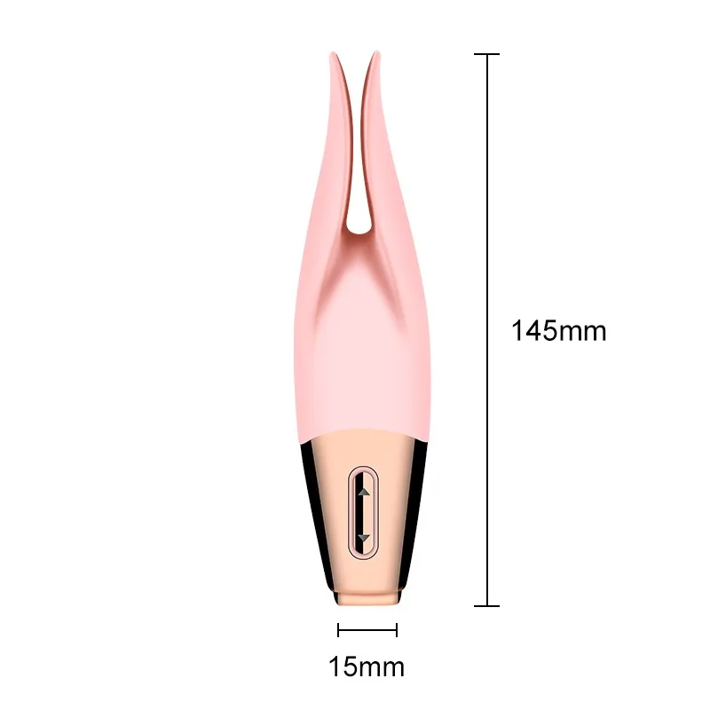 10 режимов вибратор силиконовый прыжки яиц язык Вибратор с зажимом соска клип AV