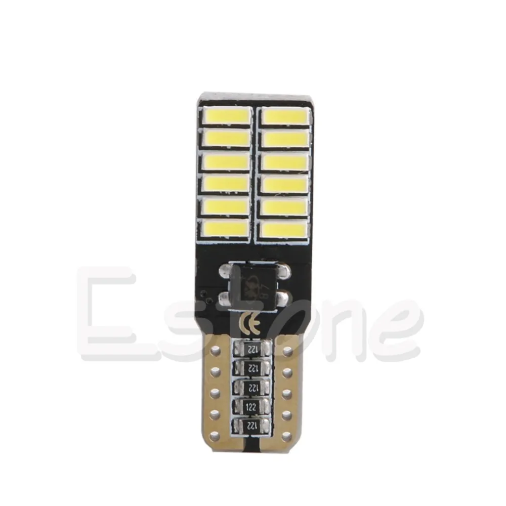 1 шт. белый 24 SMD 4014 светодиодный светильник Лампы Canbus без ошибок 194 W5W
