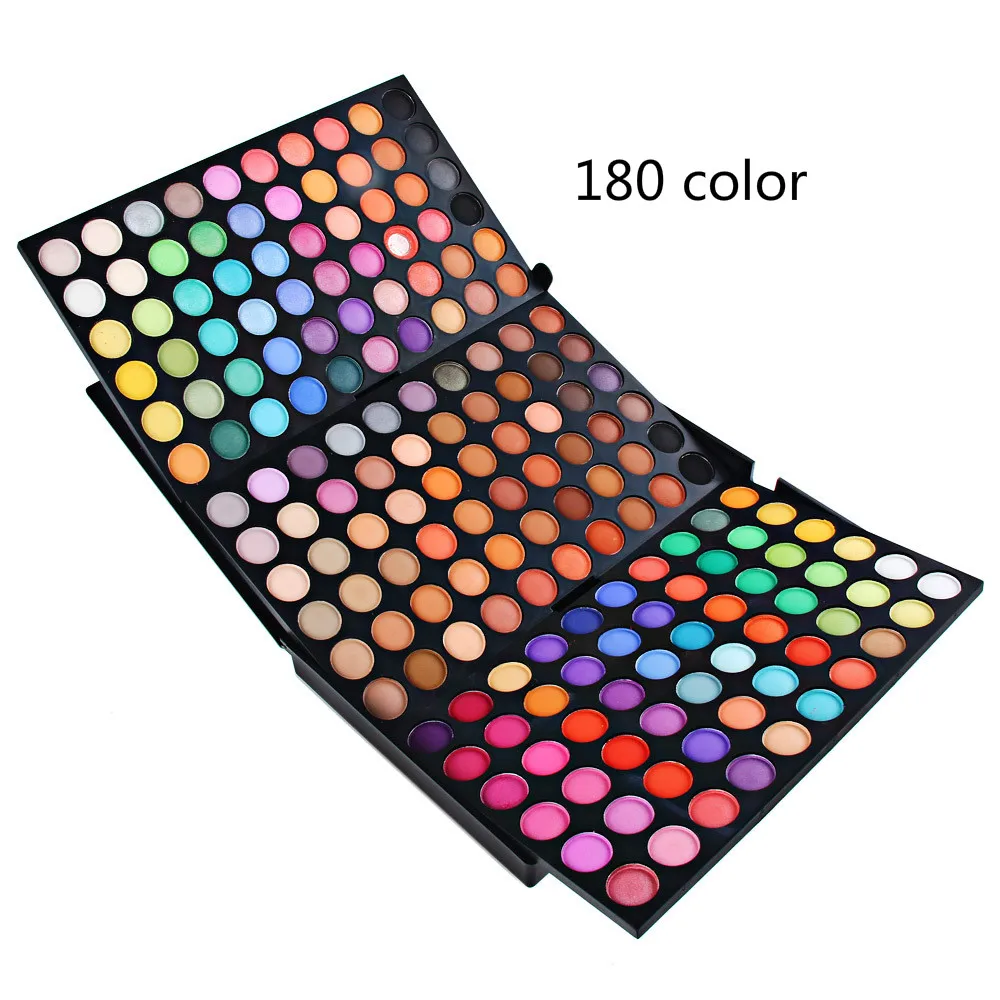 Popfeel 180 / 252 оттенков мерцающие блестящие тени для век Палитра водостойкая