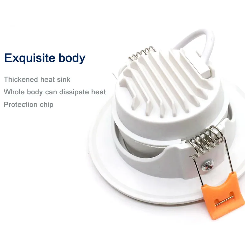 Led COB downlight Ceiling Spot Light 7w 220V 230V recessed ceiling Lights Indoor Lighting | Освещение