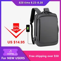 ceavni laptop backpack mens male 15 6 inch waterproof back pack usb charging travel bags business notebook backpacks mochila