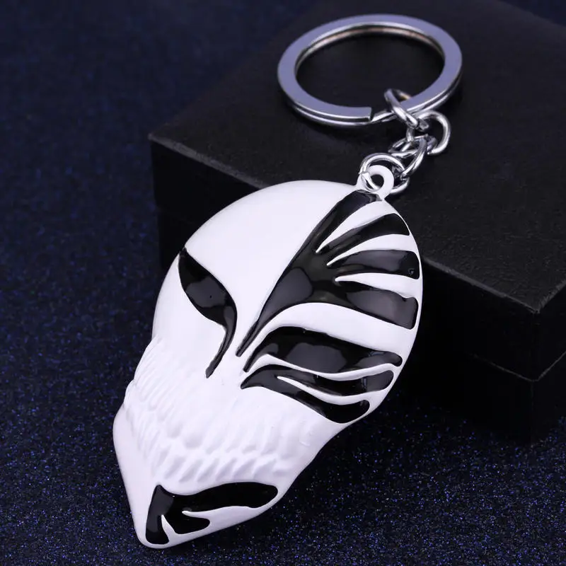 2 цвета мультфильм аниме отбеливатель Kurosaki Ichigo маска белая эмаль брелок кольцо