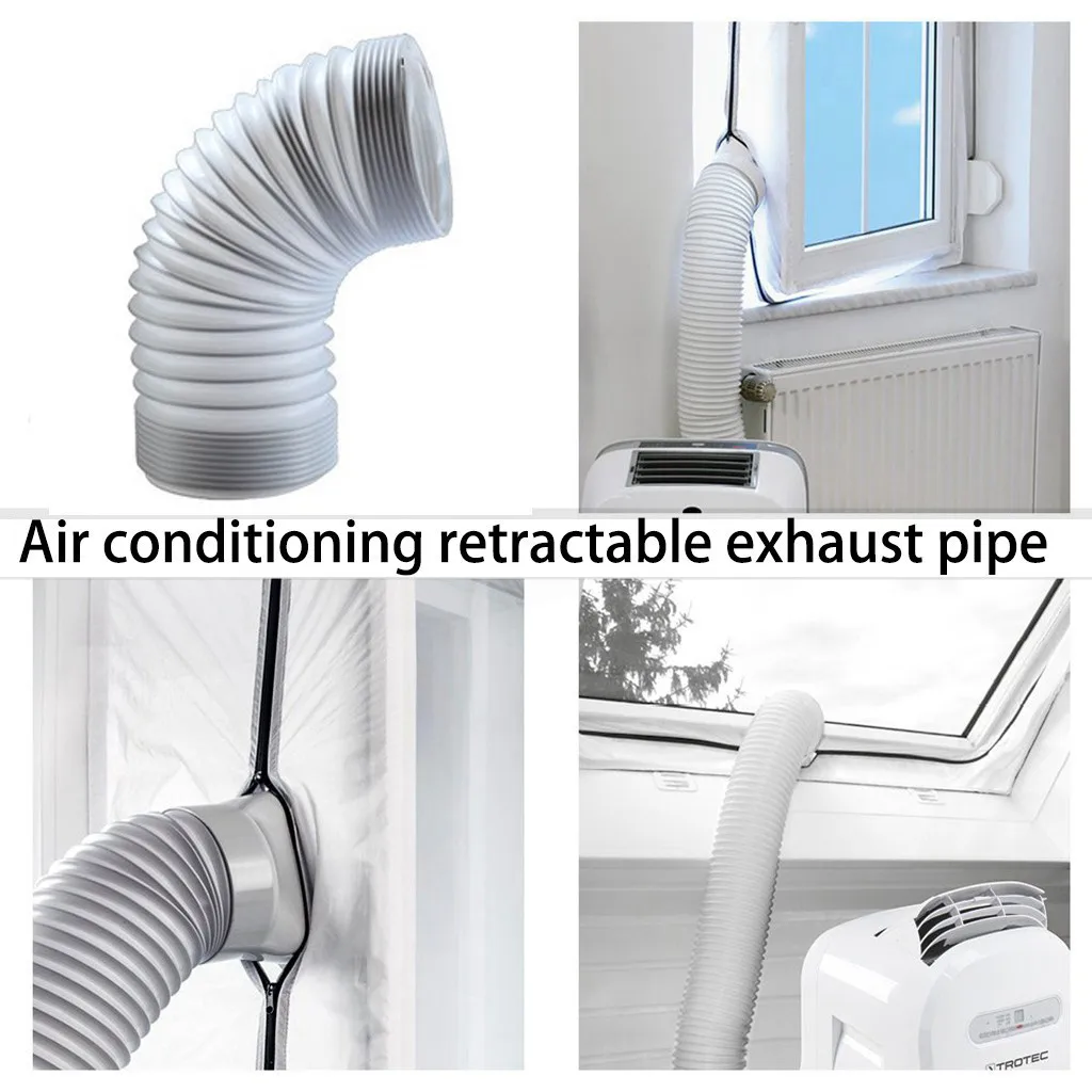 

New Air Conditioner Exhaust Pipe Universal Air Conditioning Pipe Exhaust Pipe Telescopic Heat Pipe Air Conditioning Accessories