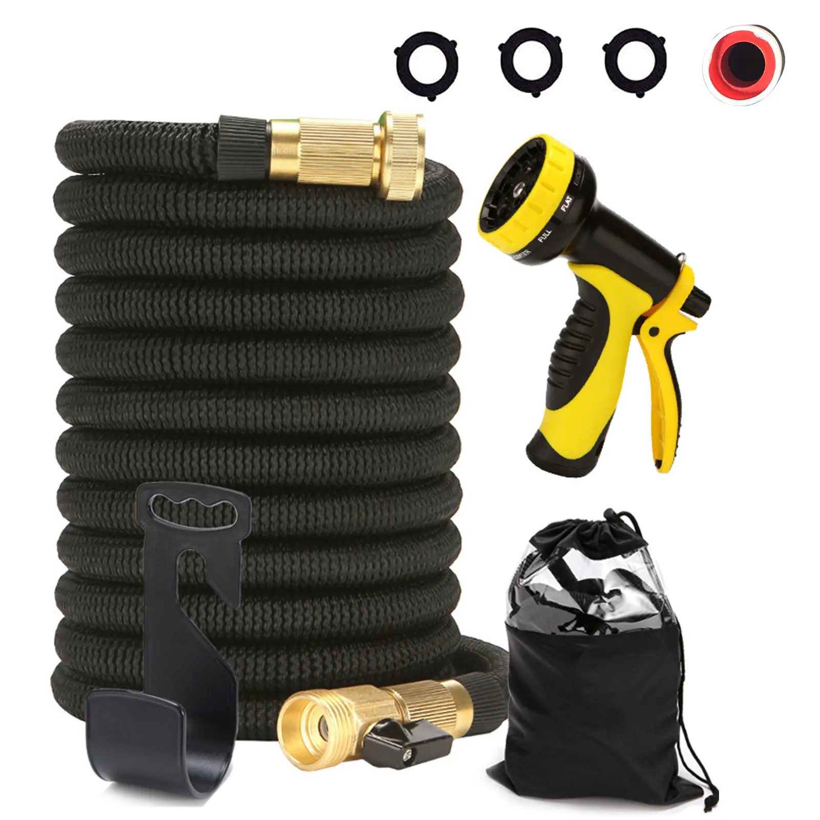 

Garden plastic high pressure car wash water gun magic automatic telescopic hose hose garden gardening watering hose cross-border