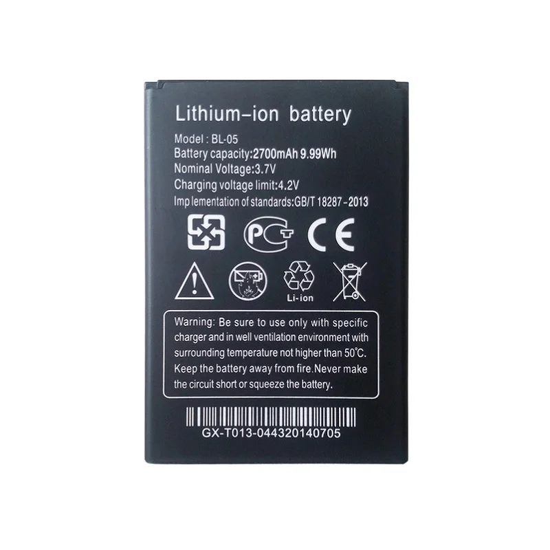 

Новый литий-ионный аккумулятор L969 BL-05 2700 мА · ч для THL L969 BL-05