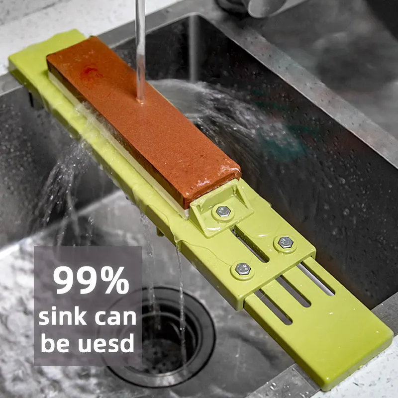 whetstone sink rack sharpening stone holder adjustable bridge kitchen knife sharpener accessories grinder tools machine gadgets free global shipping