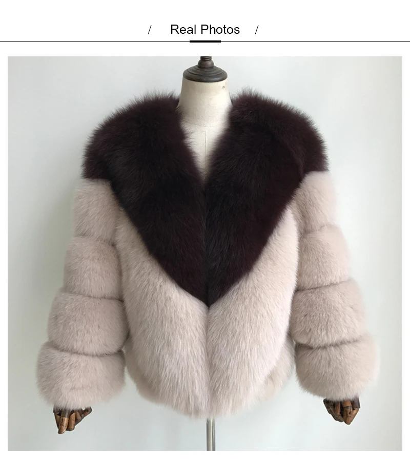 MAOMAOFUR пальто из натурального Лисьего меха женская натуральная меховая верхняя одежда женская Женская Толстая теплая куртка из натурального меха пальто из натурального Лисьего меха