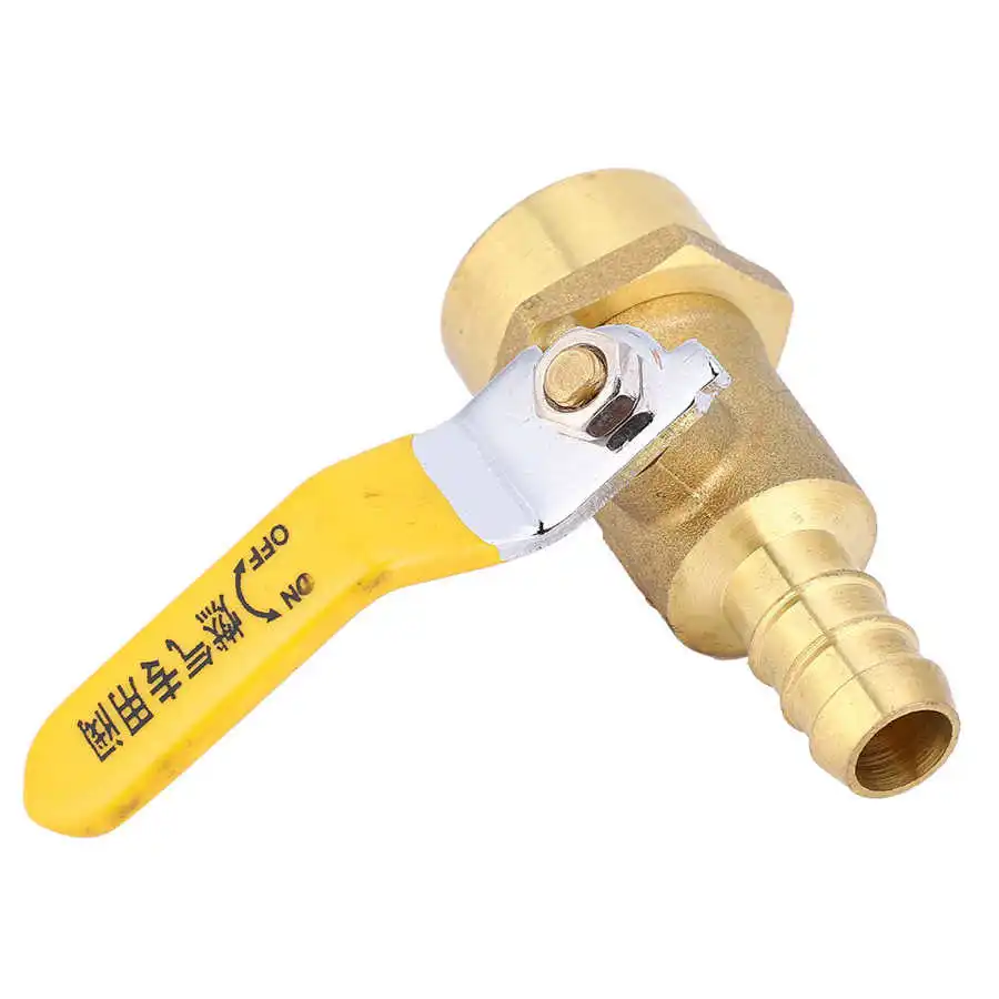 Запорный клапан DN15 G1/2in топливный газовый шаровой латунная Женская резьба
