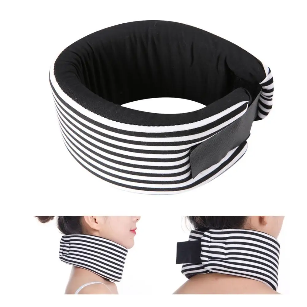 

Newest Unisex Adjustable Sponge Collar Neck Support Relieve Painful Compression Sore Cervical Vertebra Fixator Posture Corrector