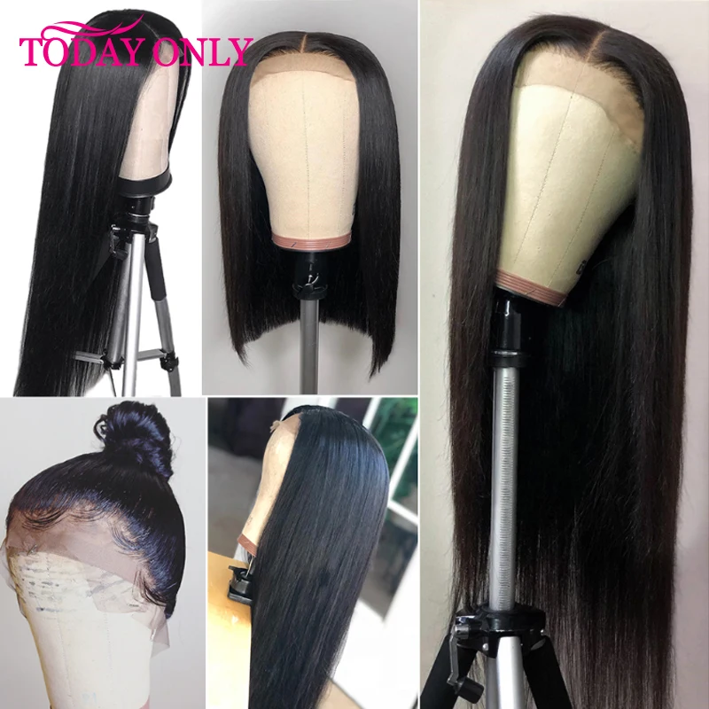 TODAY ONLY Brazilian Straight Lace Front Human Hair Wigs For Black Women 613 Blonde Lace Front Wig Short Human Hair Wig Remy13x4