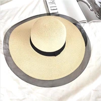 2022 spring and summer paper straw hat big brim womens hat cool good hats for women sun hat beach hat joint straw womens hats