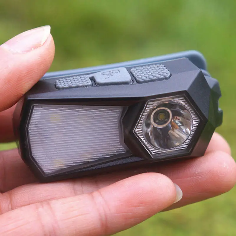 Мини 5 Вт светодиодный головной светильник лампа вращается на 360 градусов датчик